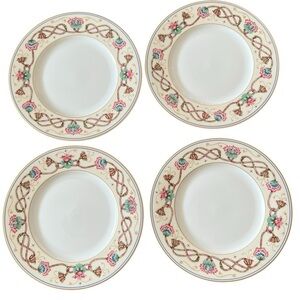 Villeroy Boch Heinrich Ars Vivendi Set Of 4 Dessert Salad Plates 8.5” Vintage